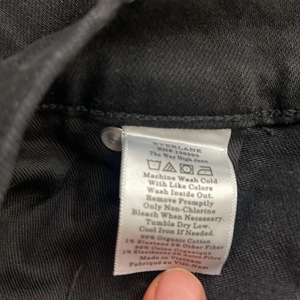 EVERLANE the way high jean size 35 long